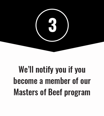 We'll notify you if you become a member