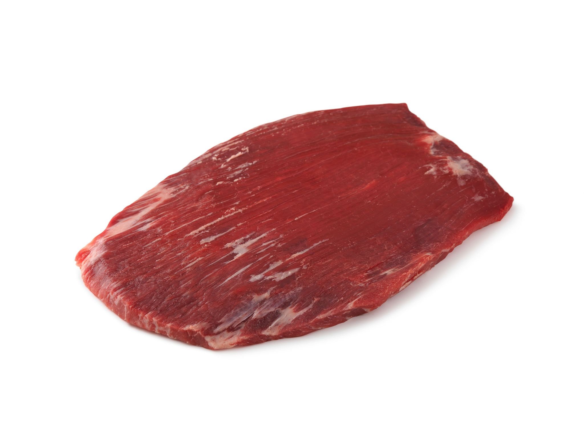 Raw flank steak